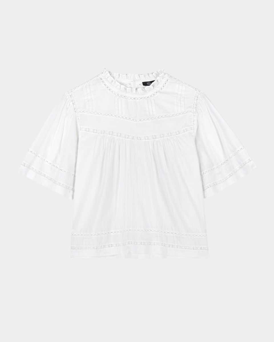 Daisy Eyelet-Embroidered Blouse